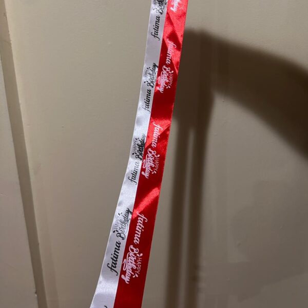 Gift Wrapping Ribbon with Print