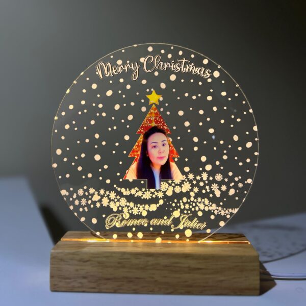 Wooden LED Photo Frame