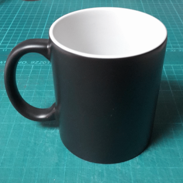 REGULAR MAGIC MUG WITH YOUR GREETINGS DESIGN