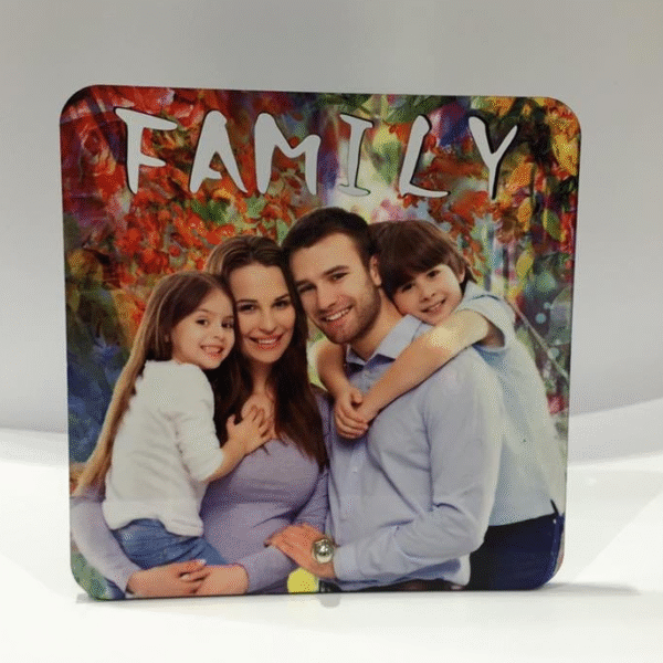 Family MDF Photo Frame with Printing