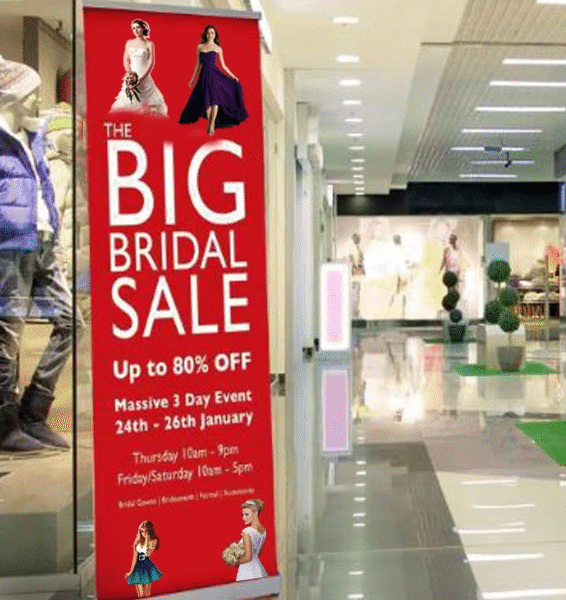 Roll up Stand with Banner Printing