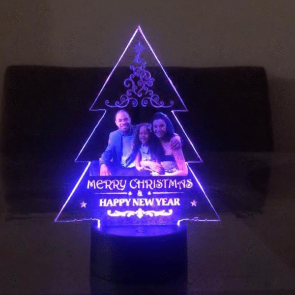 Color Changing LED Acrylic Frames engraved and Printed