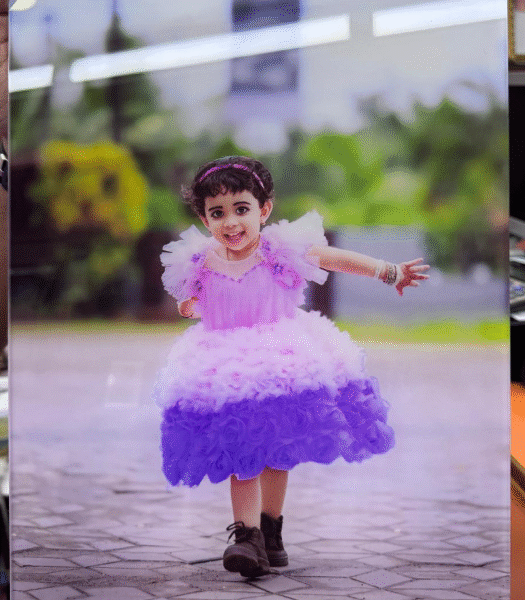 A3 Size Acrylic photo frame with Reverse Printing