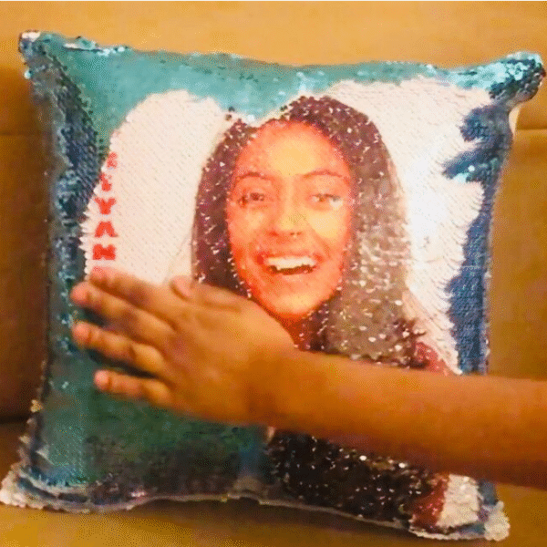 Magic Sequin Pillow Single Layer Print