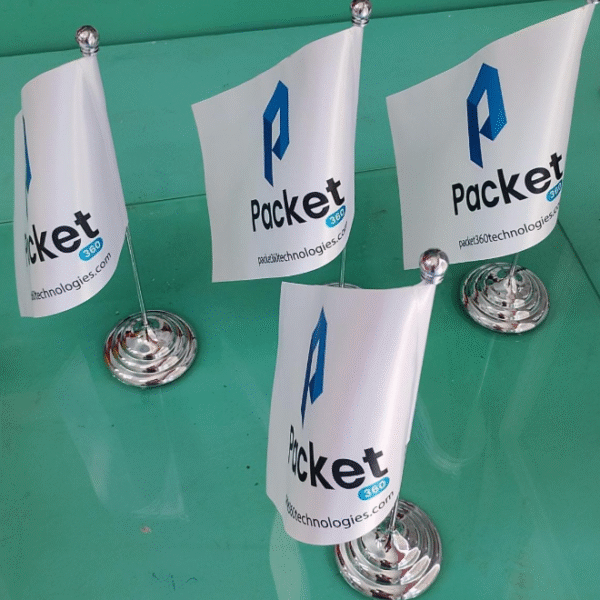 Flag with Printing and pole and Stand